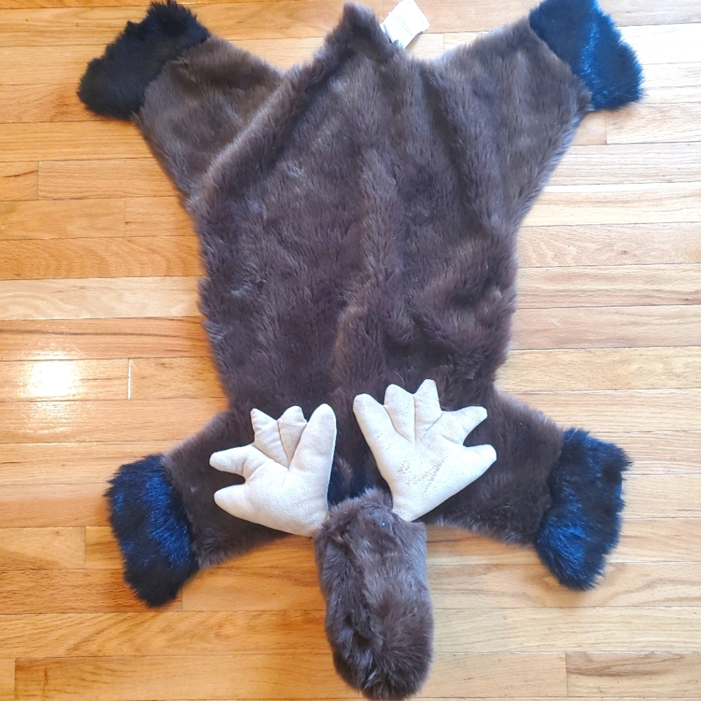 Kids moose rug